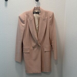 Zara Women's Light Pink Blazer
